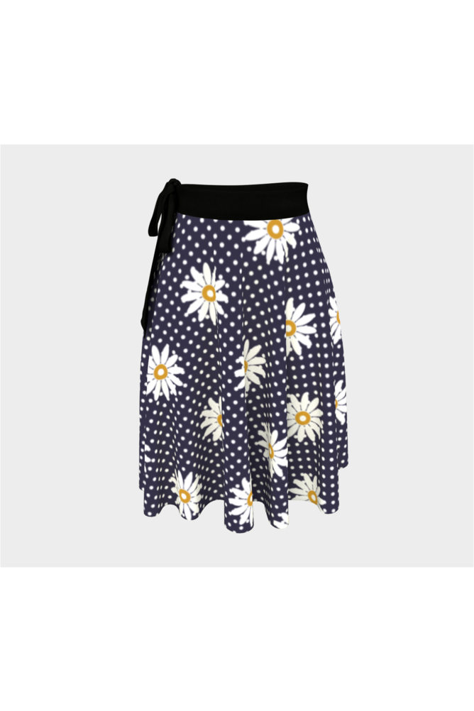 Floral Polka dot Wrap Skirt - Objet D'Art