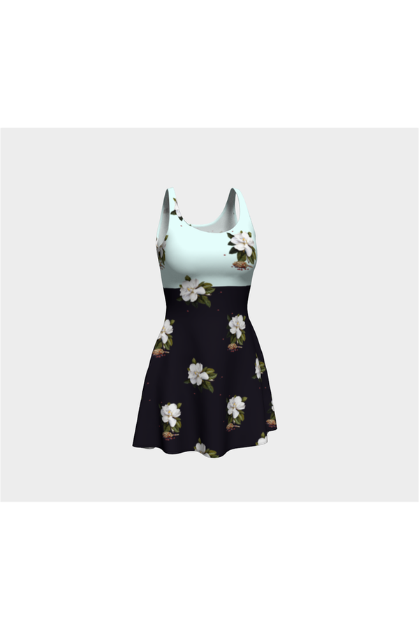 Two Tone Magnolia Flare Dress - Objet D'Art