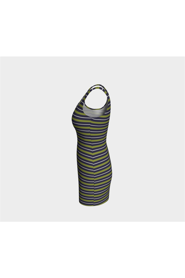 Pepper Stem Striped Bodycon Dress - Objet D'Art