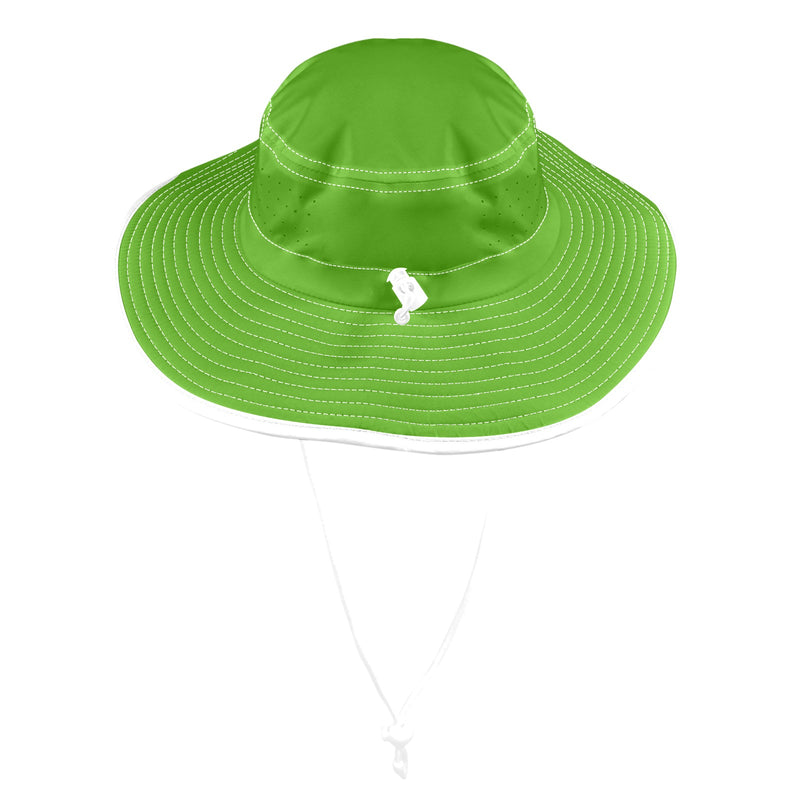 froggy green print Wide Brim Bucket Hat - Objet D'Art