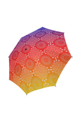Paw Print Mandala Semi-Automatic Foldable Umbrella - Objet D'Art Online Retail Store