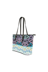 Triangle Leather Tote Bag/Small - Objet D'Art