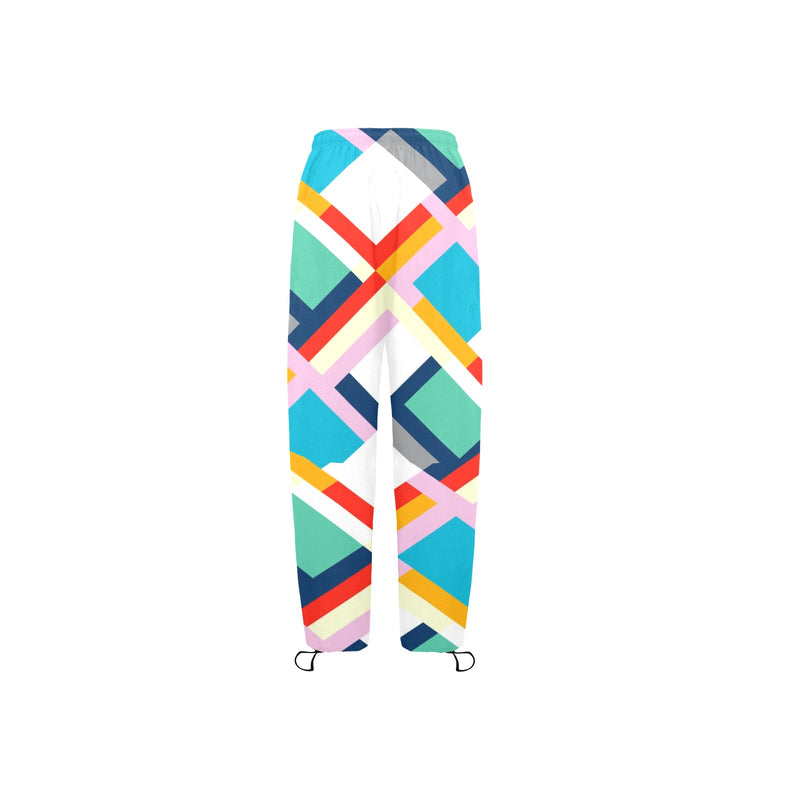 color moments print 2 Women's Quick Dry Cargo Sweatpants (Model L65) - Objet D'Art