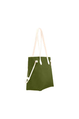 Pineapple Green Clover Canvas Tote Bag (Model 1661) - Objet D'Art
