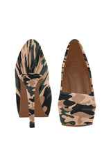 Camouflage Women's High Heels - Objet D'Art