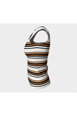 Striped Fitted Tank Top - Objet D'Art