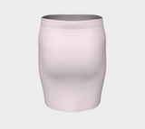 Pink Waves Fitted Skirt - Objet D'Art