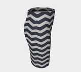 Herringbone Fitted Skirt - Objet D'Art