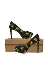 Gold Scorpion Women's High Heels - Objet D'Art