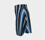 Striped Flare Skirt - Objet D'Art