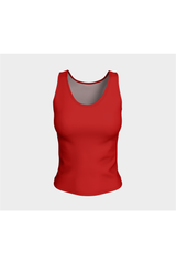 Cherry Red Fitted Tank Top - Objet D'Art