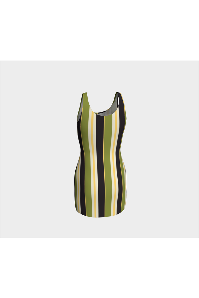 Striped Bodycon Dress - Objet D'Art