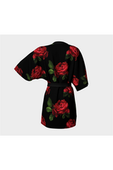 Red Rose Kimono Robe - Objet D'Art