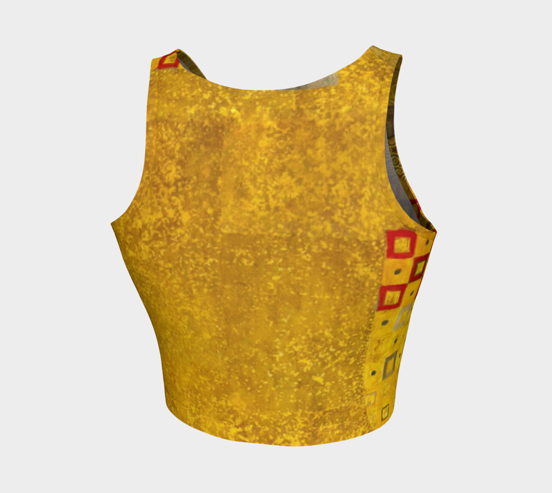 Klimt  Athletic Crop Top - Objet D'Art