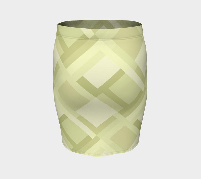 Neo Geo Fitted Skirt - Objet D'Art