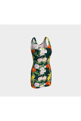 Floral Tattersall Bodycon Dress - Objet D'Art