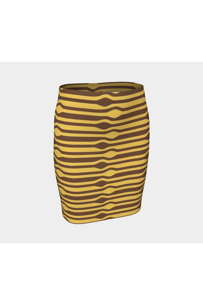 Fashion Dynamics Fitted Skirt - Objet D'Art