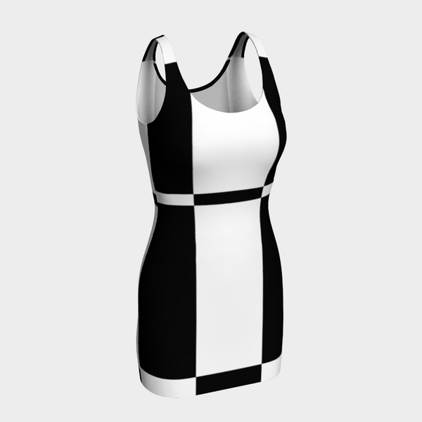 Alternating Current Bodycon Dress - Objet D'Art