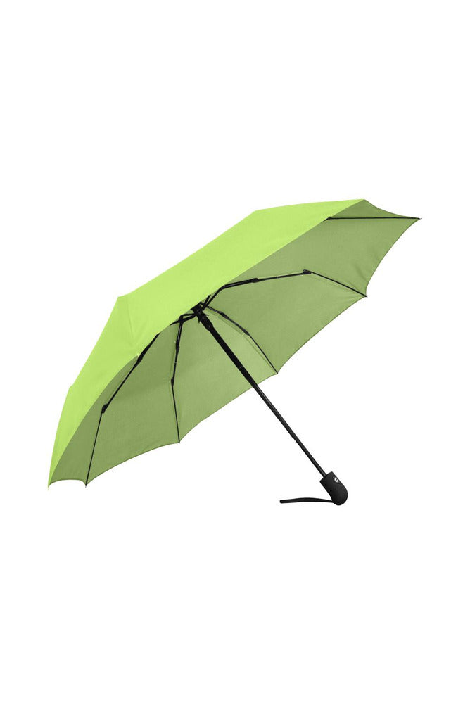 Lime Green Auto-Foldable Umbrella (Model U04) - Objet D'Art