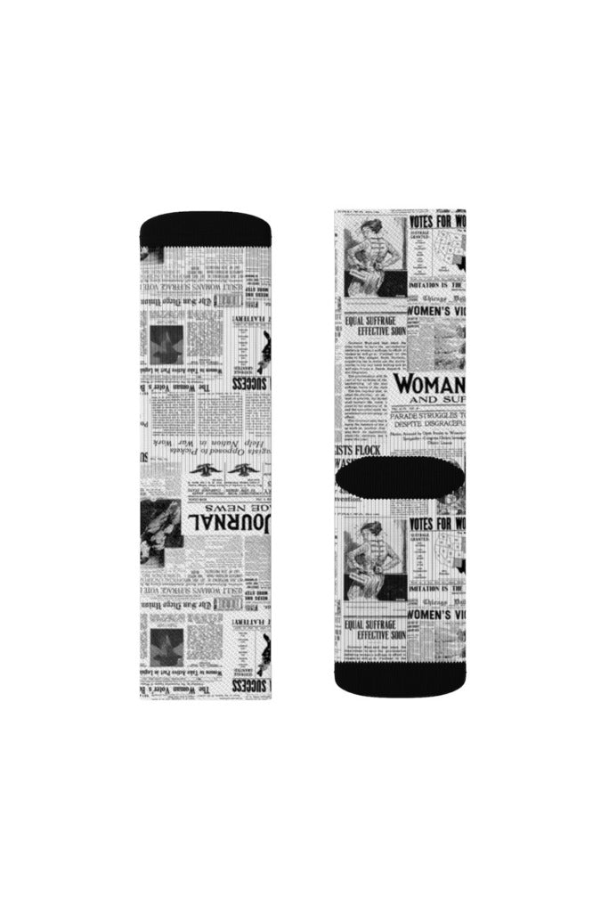 Women Suffrage Sublimation Socks - Objet D'Art