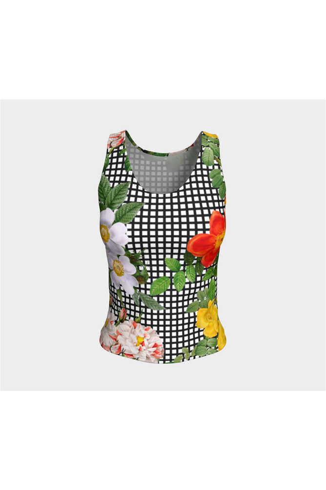 Floral Fitted Tank Top - Objet D'Art