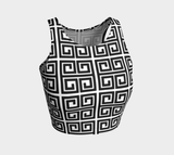 Greek Key Crop Top - Objet D'Art