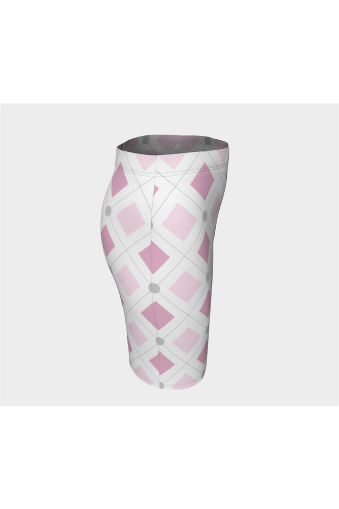 Pink Diamond Fitted Skirt - Objet D'Art
