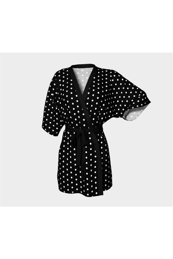 Polka Dot Kimono Robe - Objet D'Art