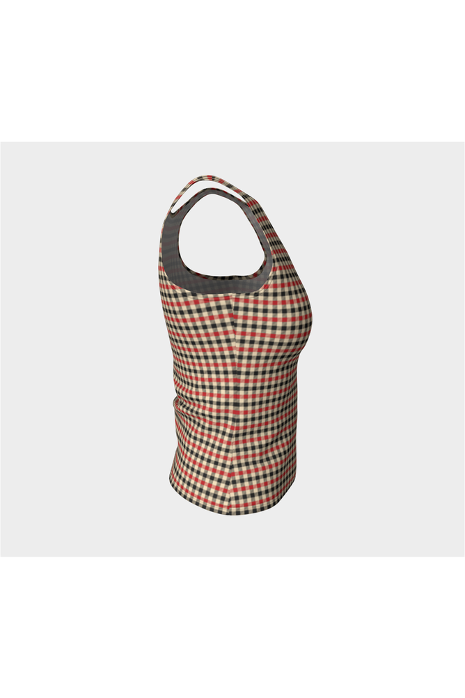 Plaid Fitted Tank Top - Objet D'Art