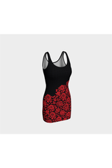 Floral Matrix Bodycon Dress - Objet D'Art