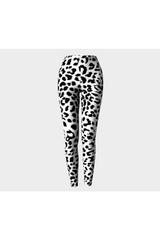 Black and White Leopard Print Leggings - Objet D'Art Online Retail Store