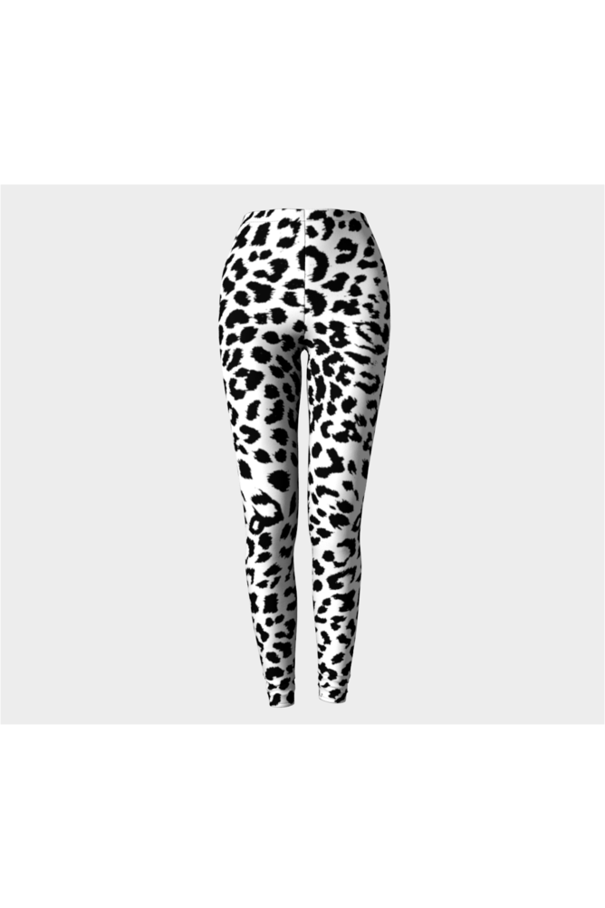 Black and White Leopard Print Leggings - Objet D'Art Online Retail Store