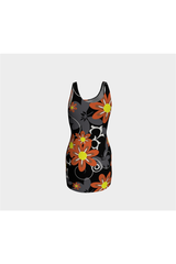 Floral Dusk Bodycon Dress - Objet D'Art