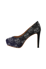 SKULLS Women's High Heels (Model 044) - Objet D'Art