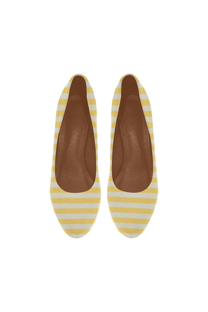 Aspen Gold Mini Stripes Women's High Heels (Model 044) - Objet D'Art