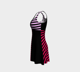 Curved Flare Dress - Objet D'Art
