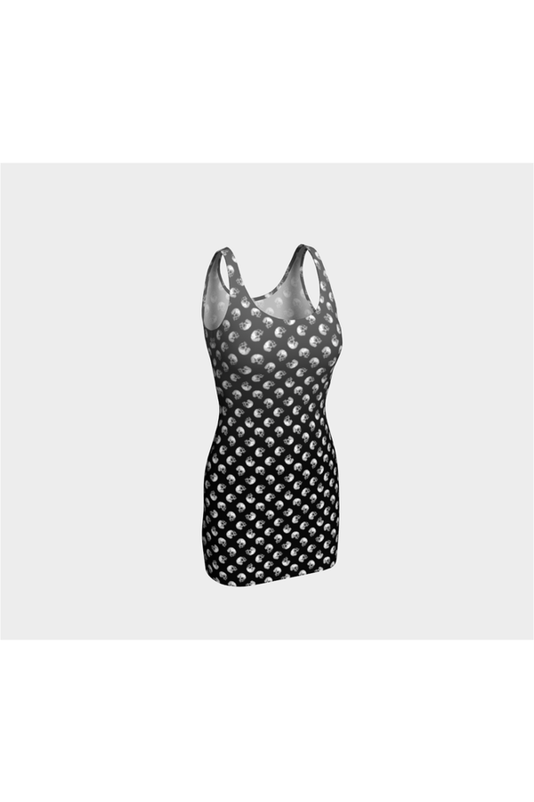 Skull-Ka Dot Bodycon Dress - Objet D'Art