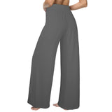 Gray Women's Wide Leg Lounge Pants