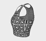 Greek Key Crop Top - Objet D'Art