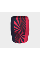 Illusion Fitted Skirt - Objet D'Art