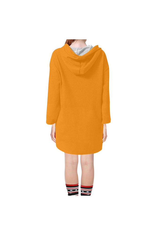 Turmeric Step Hem Tunic Hoodie for Women (Model H25) - Objet D'Art