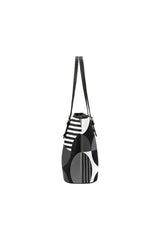 Bauhaus Black Leather Tote Bag/Small - Objet D'Art