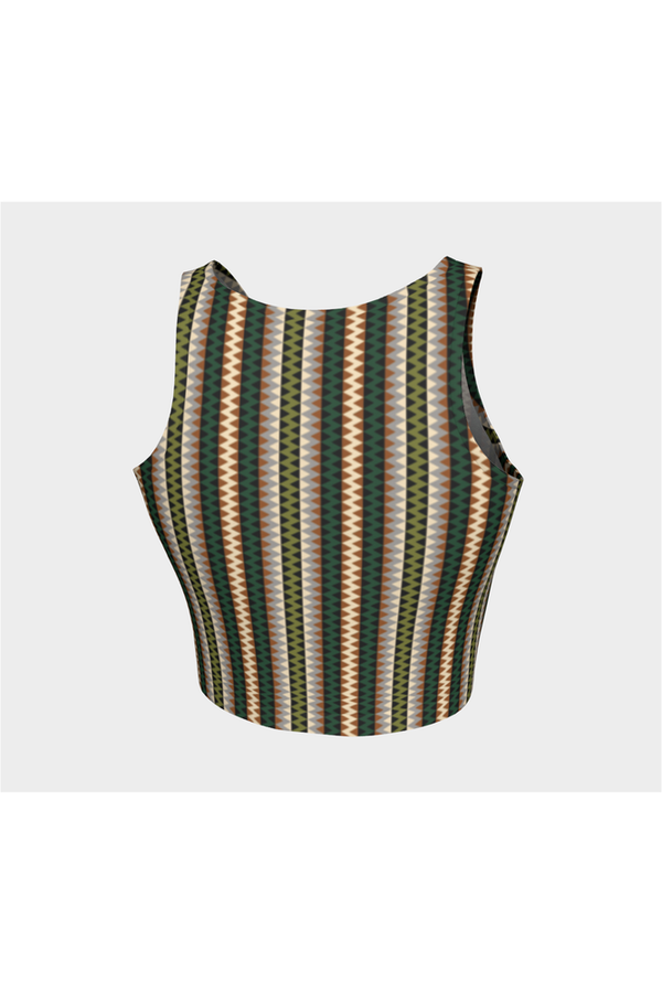 Jagged Striped Athletic Top - Objet D'Art