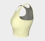 Lemon Merengue Athletic Crop Top - Objet D'Art
