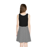 Girls' Sleeveless Sundress (AOP) - Objet D'Art