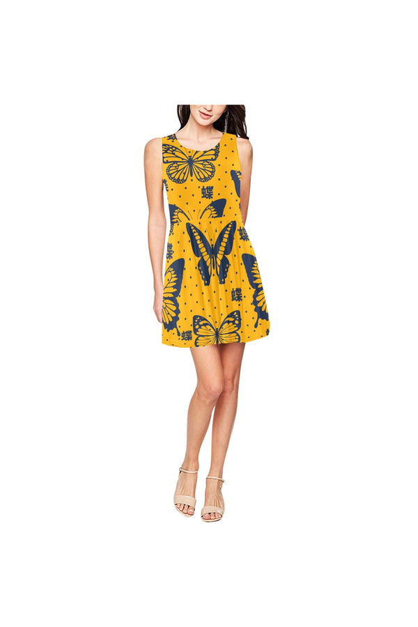 BUTTERFLY Thea Sleeveless Skater Dress - Objet D'Art