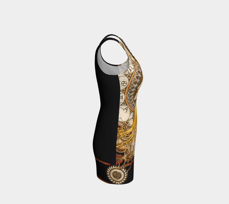 Ard Deco Bodycon Dress - Objet D'Art