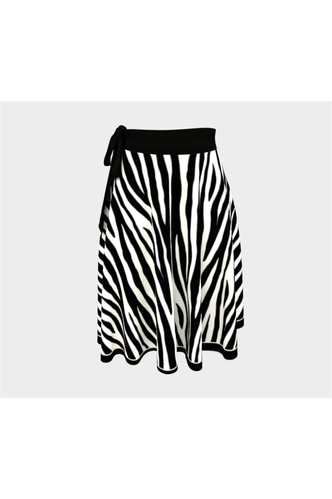 Zebra Print Wrap Skirt - Objet D'Art