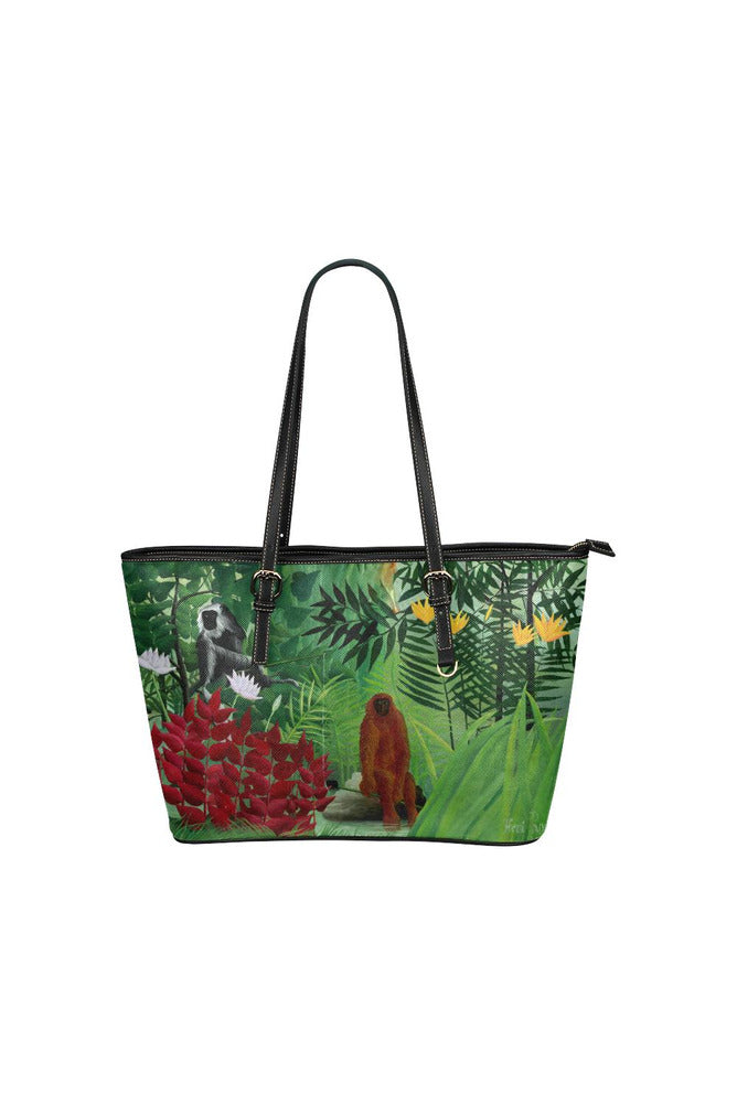 Henri Rousseau Leather Tote Bag/Small - Objet D'Art