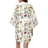 artsadd butterfly print Kimono Robe - Objet D'Art